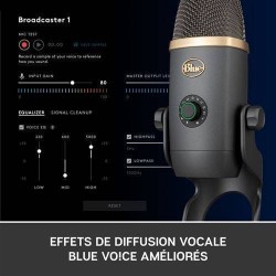 Microphone USB Blue Microphones Yeti X World Edition World of Warcraft Noir