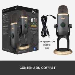 Microphone USB Blue Microphones Yeti X World Edition World of Warcraft Noir