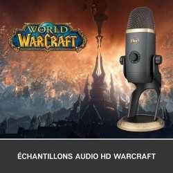 Microphone USB Blue Microphones Yeti X World Edition World of Warcraft Noir