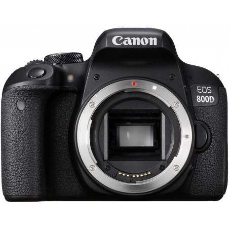 Canon Eos 800D Appareil photo numérique - Reflex - 24.2 MP - APS-C - 1080p / 60 pi/s - 3x zoom optique objectif EF-S 18-55